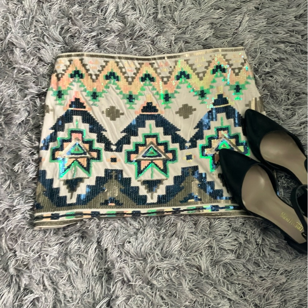 Express Sequined Skirt